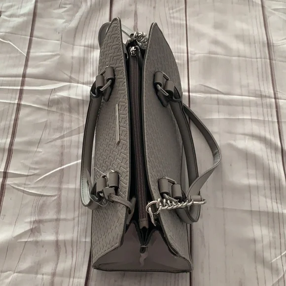 NWT Nine West "You and Me" Gray Handbag/Shoulder Bag - Picture 3 of 14